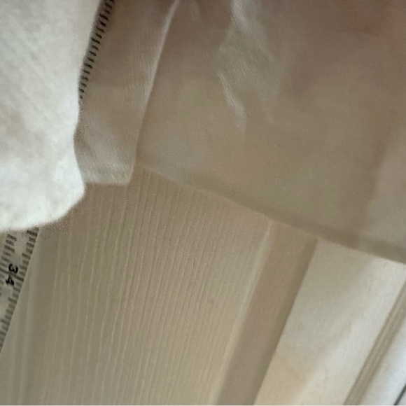 NWT Significant Other Emille Mini Linen Dress Cream white Smocked Dress short 8 - Picture 8 of 12